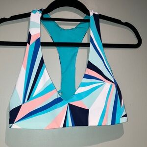 Carve Designs Kaleidoscope Swim Top Size M